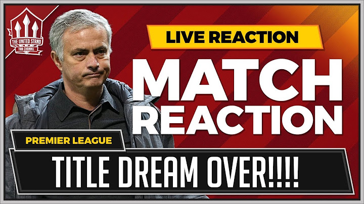 "Title Gone!" Goldbridge | Manchester United 1-2 Manchester City