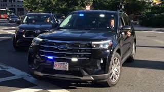 Boston Police unmarked Ford Explorer Active responding