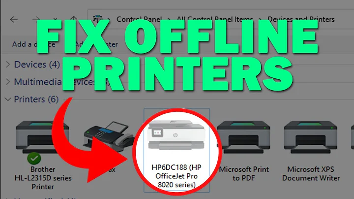 How to fix Offline Printers in Windows (WSD Ports)