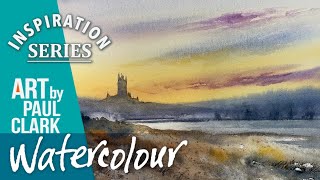 How to Paint a Landscape in Watercolour inspired by JMW Turner