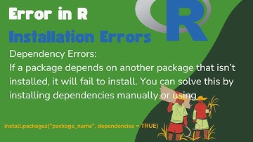 Common Errors in R During Installation and How to Fix Them