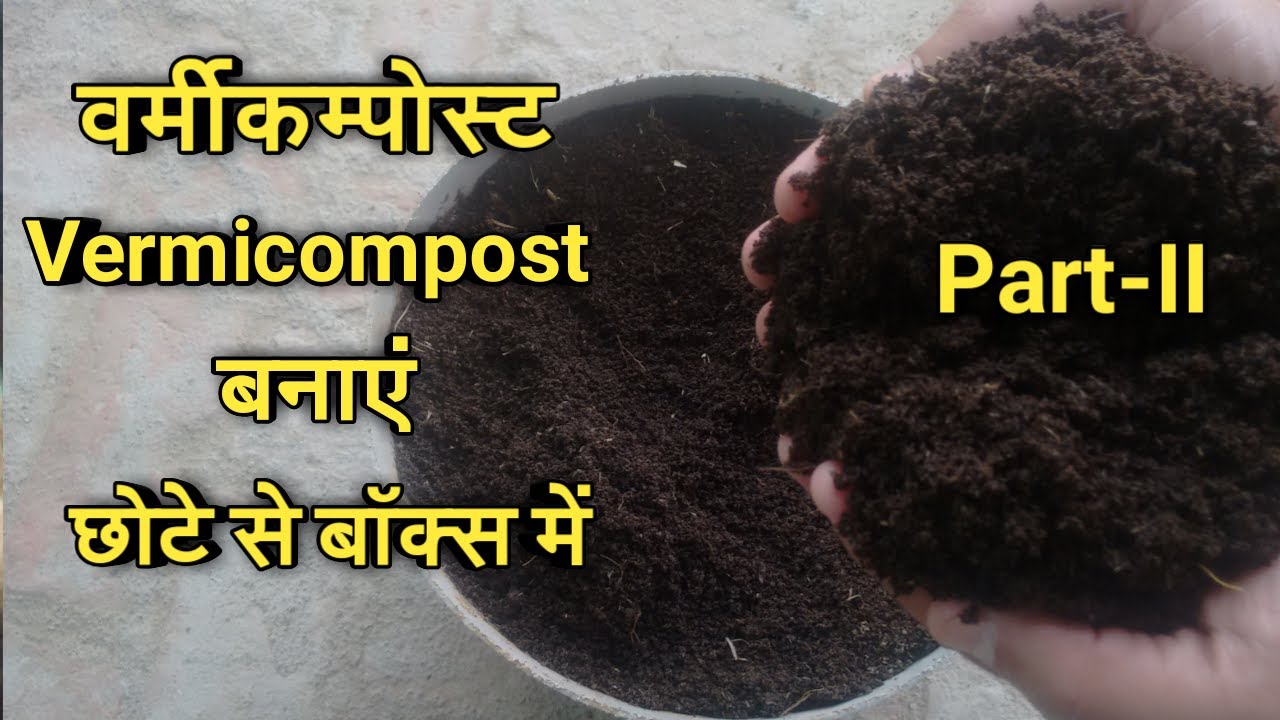 How to make in small box/bucket(PARTII) घर में छोटे से बॉक्स में केंचुआ खाद बनाए