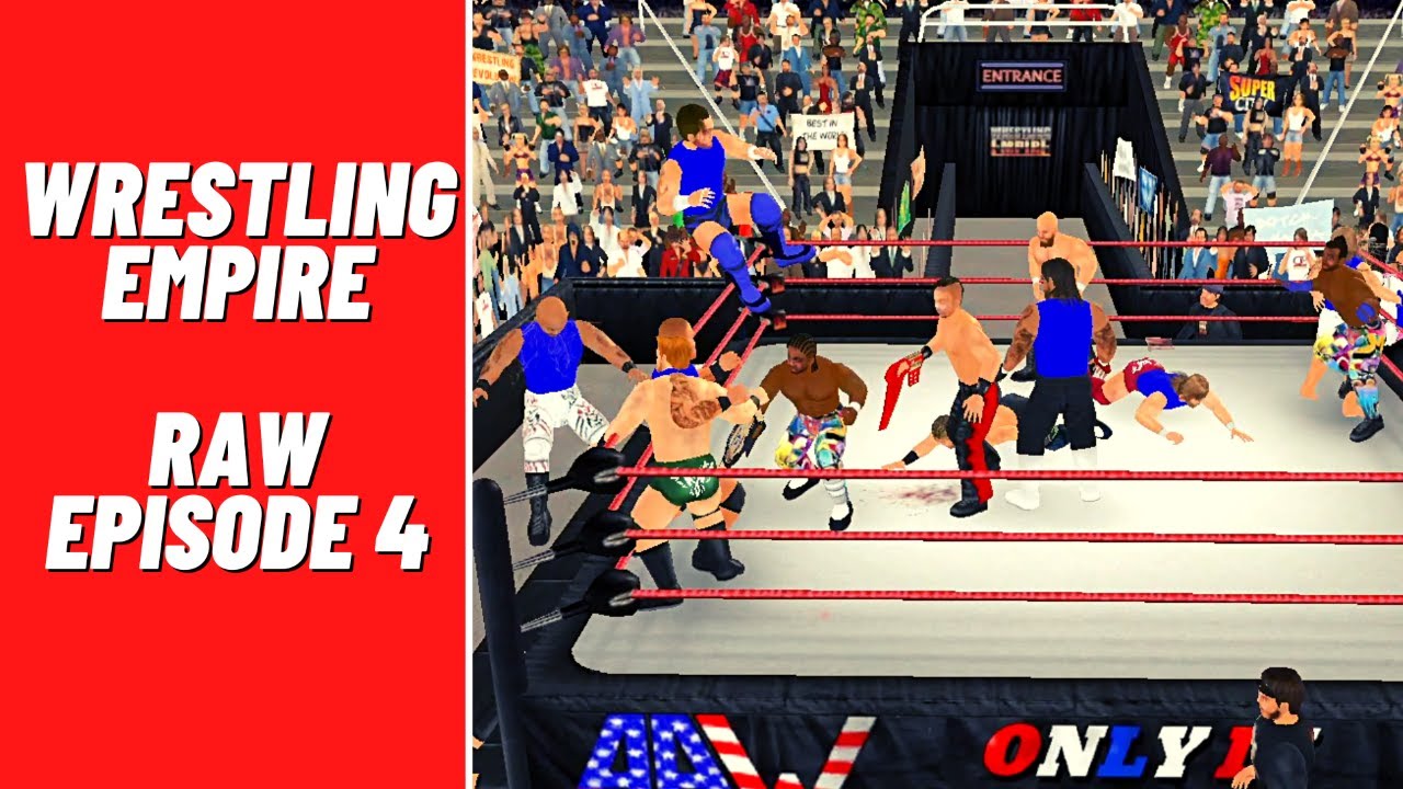 SMACKDOWN INVASION Wrestling Empire Universe Mode RAW Episode 4