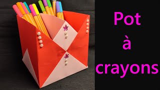 comment faire un pot à crayon facile