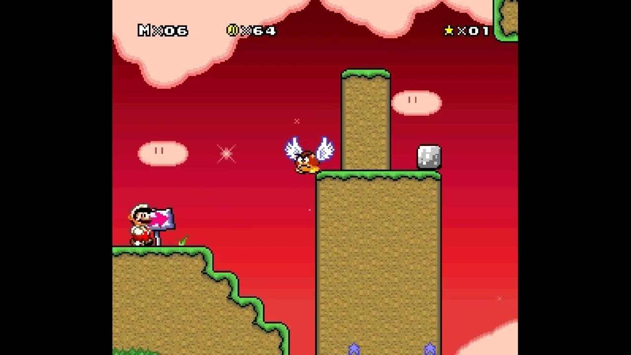Mushroom Kingdom Under Crimson Skies (20152017) Longplay SMW
