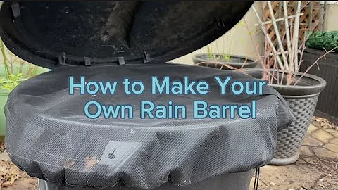 How to Make Your Own Rain Barrel