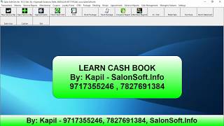 Salon  Billing Software :: How To Manage Petty Cash Book in Salon Soft screenshot 3