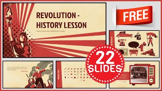 Revolution - History Lesson PowerPoint Presentation | PowerPoint Template Free Download