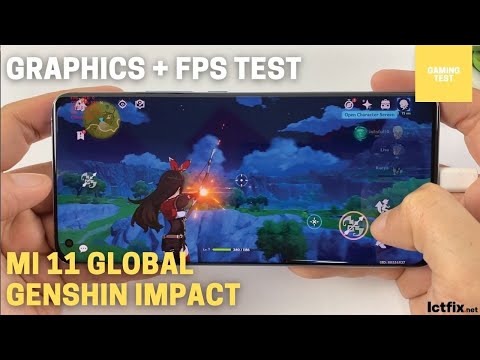 Xiaomi Mi 11 5G Genshin Impact Gaming test | Snapdragon 888, 120Hz Display