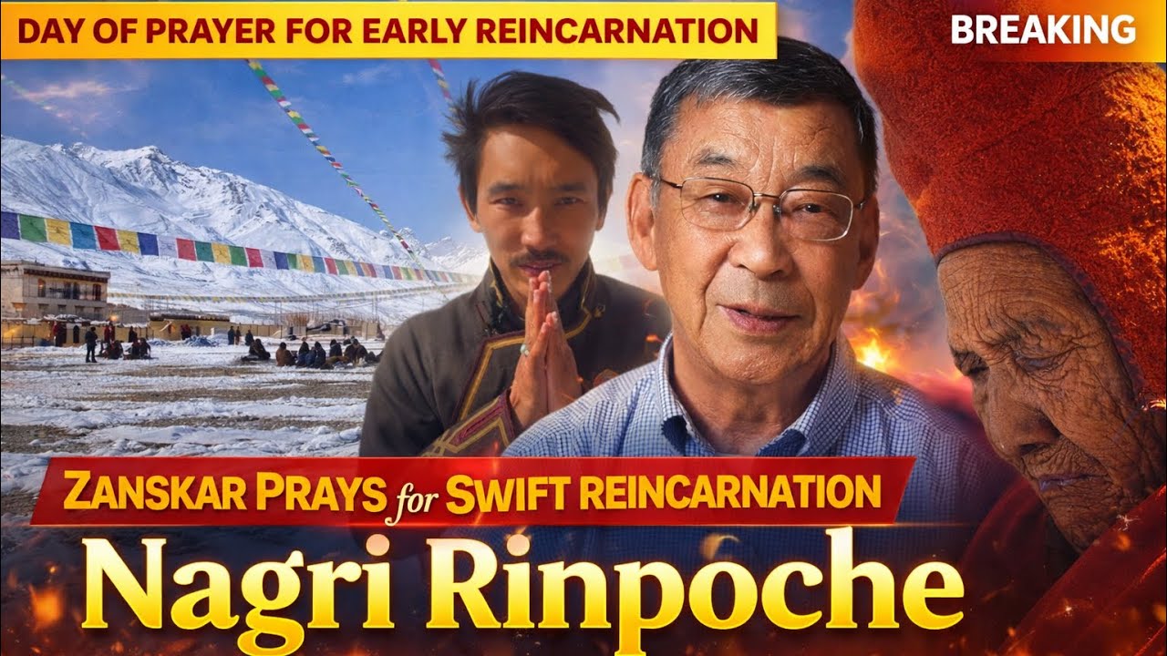 Zanskar held a one-day prayer for the early reincarnation of Nagri Rinpoche.