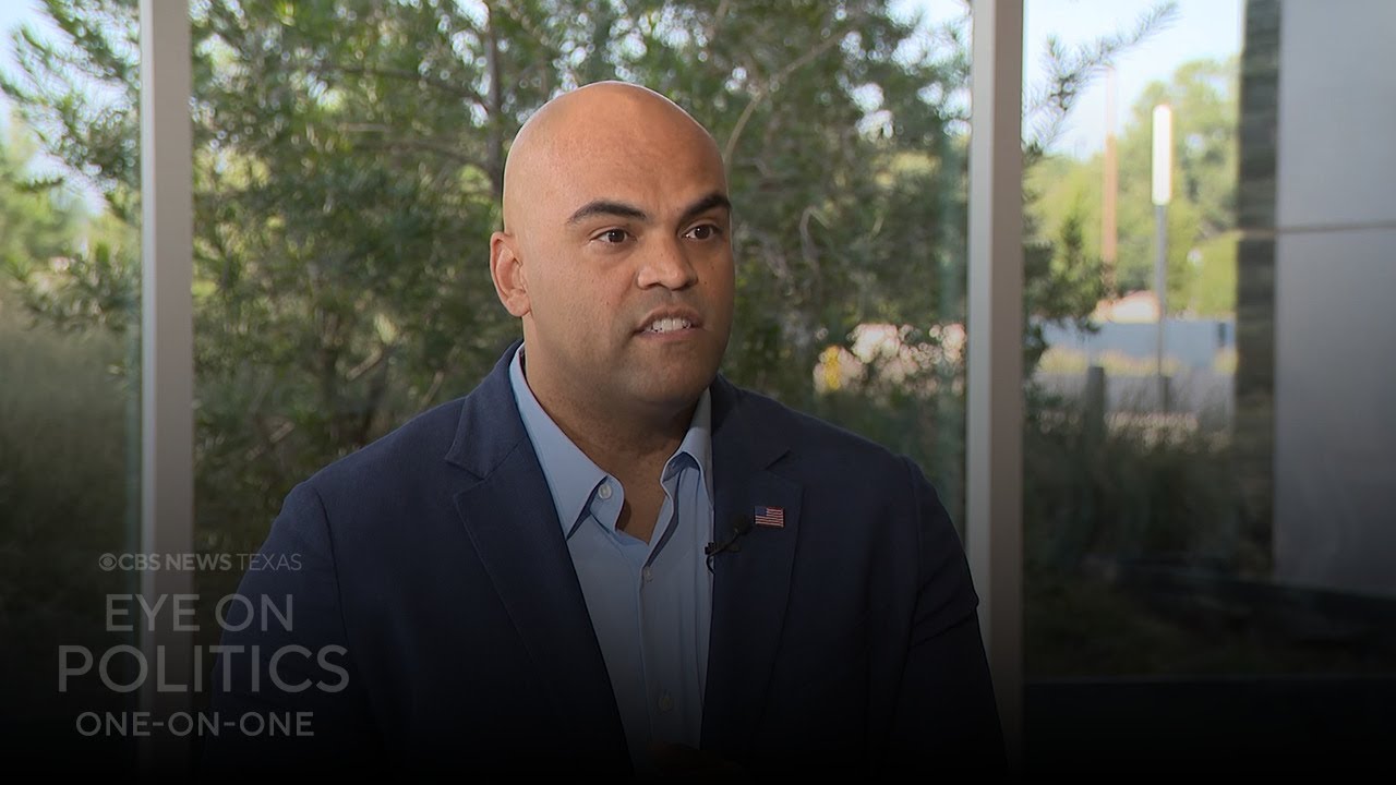 Colin Allred talks border, abortion, economy and how he plans to unseat Senator Cruz