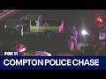 Alleged dui driver leads car chase across compton long beach