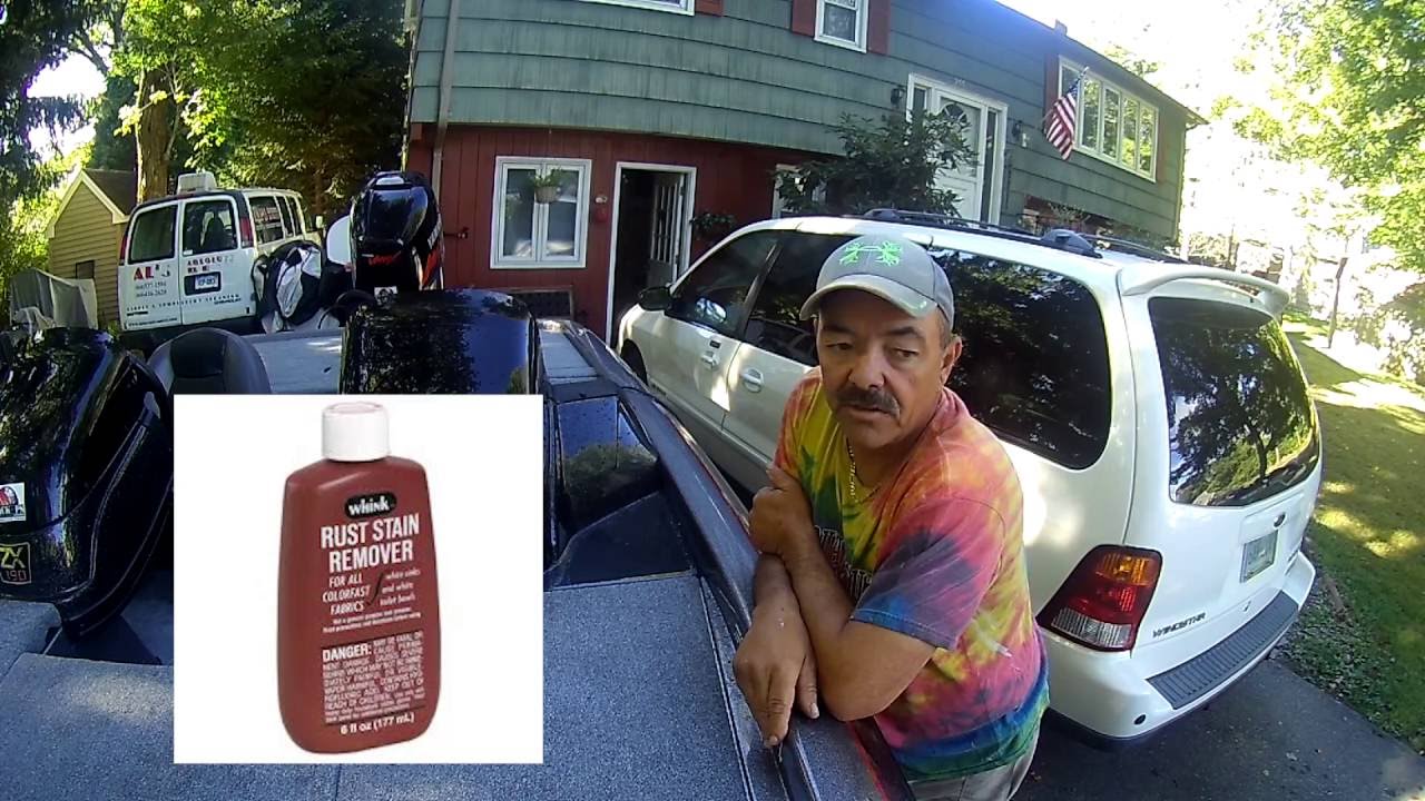 Bass boat carpet mantainence plus Hull cleaning products