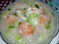 Pork Bola Bola Soup with Misua and Patola Recipe