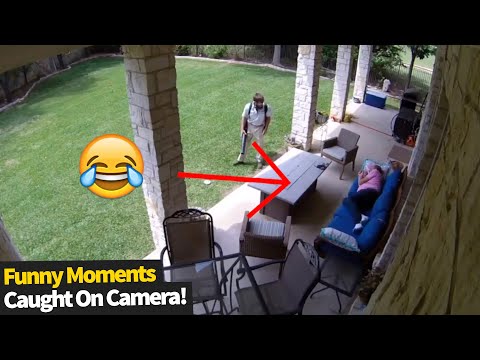Funny Moments Caught On Security Cameras