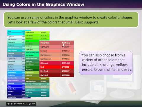 Small Basic 2.1 Graphics Window Objects