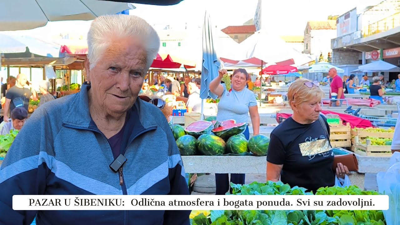 PAZAR u ŠIBENIKU: Danas nijedna mlada žena ne može iskrcati kamion cementa.
