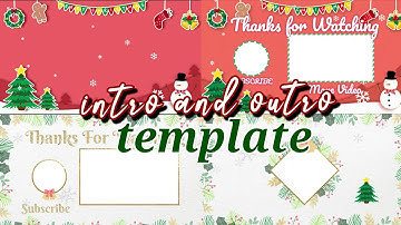 christmas intro and outro template no text ( free to use ) // vlogmas 🎄❄️