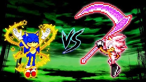 Sonic Chaos V4 JVL OP (all form) VS Sonic Black V3 OP (all form) in Jump Force Mugen
