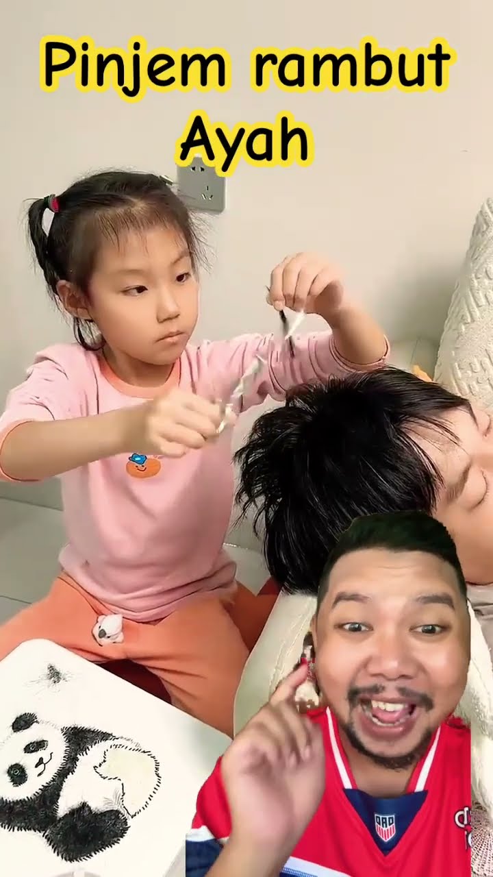 PINJEM RAMBUT AYAH DONG!!!?? #funny #baby #cute #comedy #shortsfeed