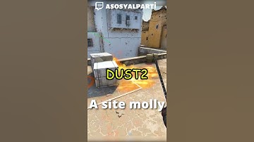 A Site Best Molotov From Long Dust2 - CS GO #csgo