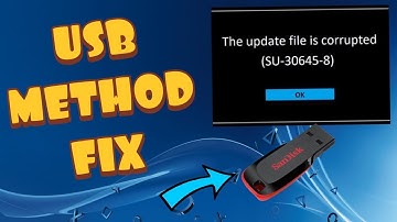 How To Fix PS4 Error Code SU-30645-8 (USB Safe Mode Method)