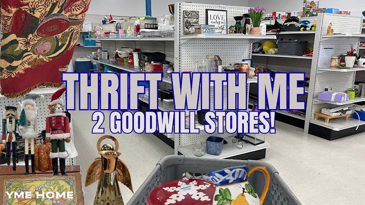 *NEW* Thrift with Me at 2 GOODWILL Stores/ IN-STORE Thrifting for HOME DECOR + HAUL/ Vintage Finds