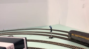 Traintech sensor signals installed and programmed with NCE to route control
