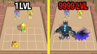 MAX LEVEL in Merge Master Monster Warrior Game screenshot 4