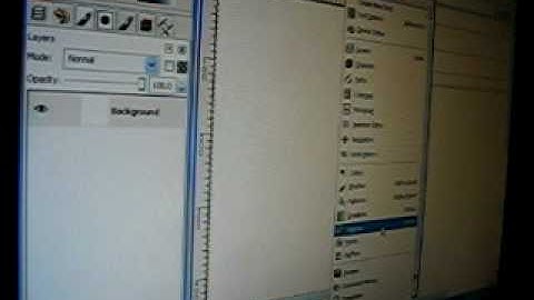 How to open Dialogs in GIMP! Pt 1/1