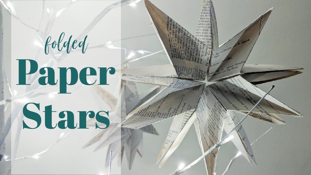 How to Make a Holiday Paper Star - TinkerLab