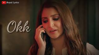 I Missed You | Ae Dil Hai Mushkil Sad Dialogue | New Whatsapp Status Video 2018 | Royal Lyrics
