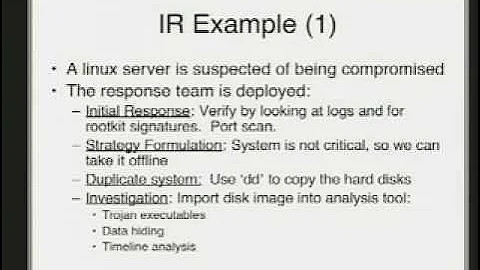 CERIAS Security: Categories of Digital Forensic Investigation Techniques 2/6