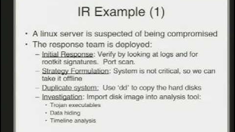 CERIAS Security: Categories of Digital Forensic Investigation Techniques 2/6