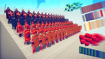 SHIELD UNITS vs RANGED UNITS | TABS - Totally Accurate Battle Simulator