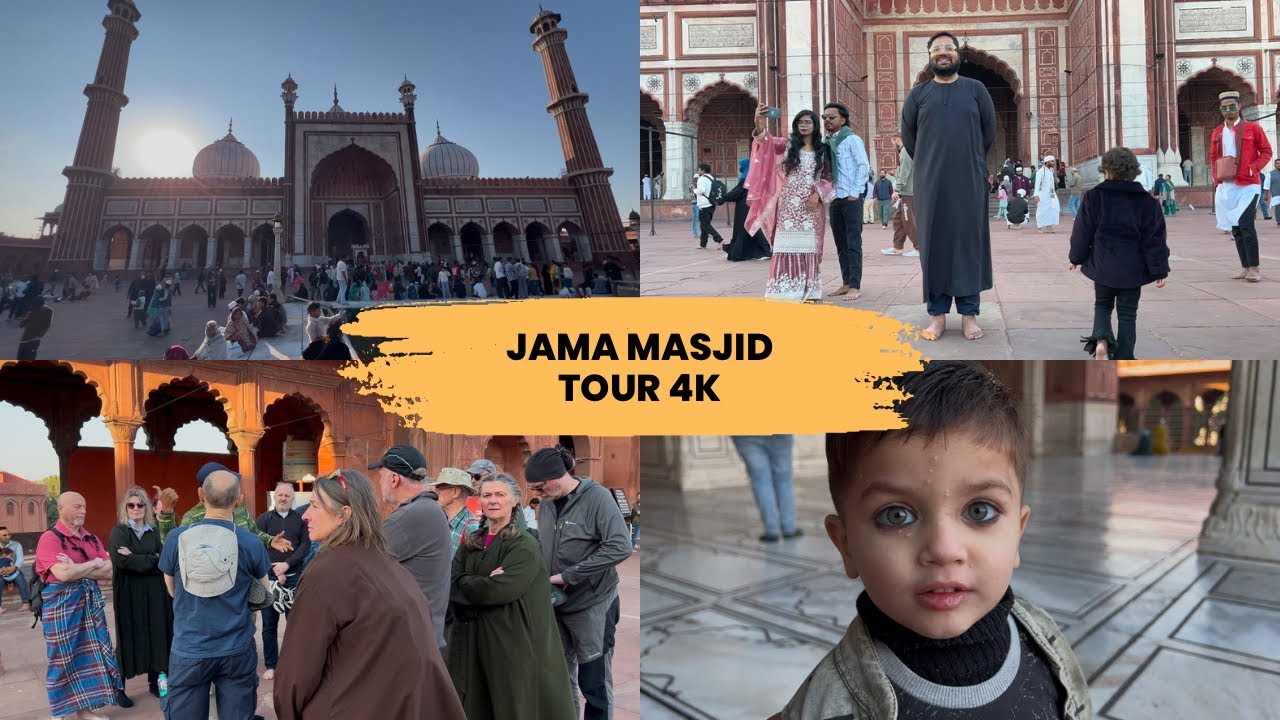 Jama Masjid Tour 4K ❤️