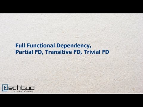 Fully Functional Dependency,