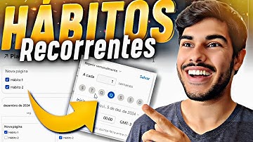 Como Planejar Hábitos no Notion e Organizar Sua Rotina em 2025