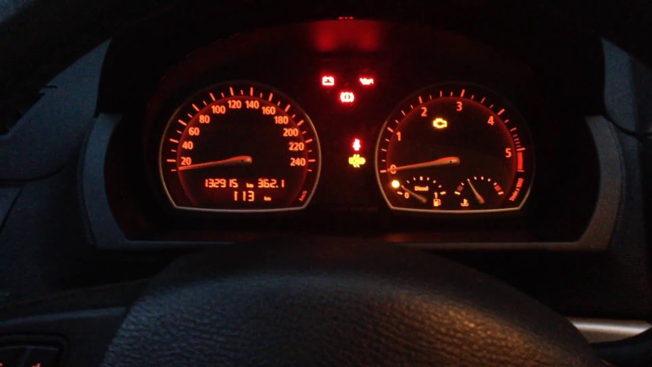 Bmw x3 e83 instrument cluster test YouTube