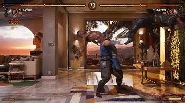 Sub Zero/Jax 52% Biggest Wall Combo in MK1