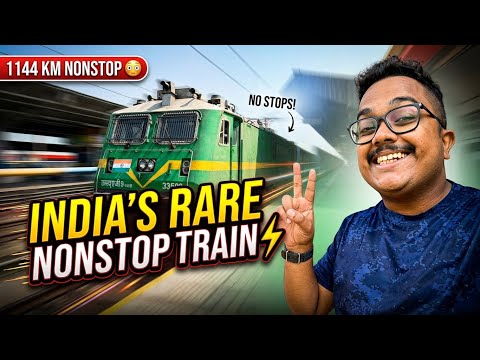 India’s Rare NONSTOP Train 🔥  Bandra to Jaipur Without Stops | But Got Overtaken?! 09706