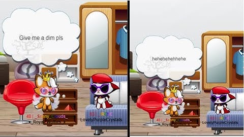 A scammer in Meow Playground, be careful!