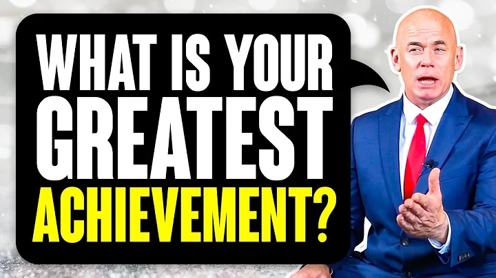 WHAT IS YOUR GREATEST ACHIEVEMENT? (5 GREAT ANSWERS to this TOUGH INTERVIEW QUESTION!) - DayDayNews