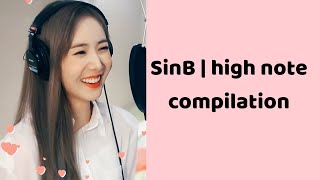 GFriend SinB high note compilation