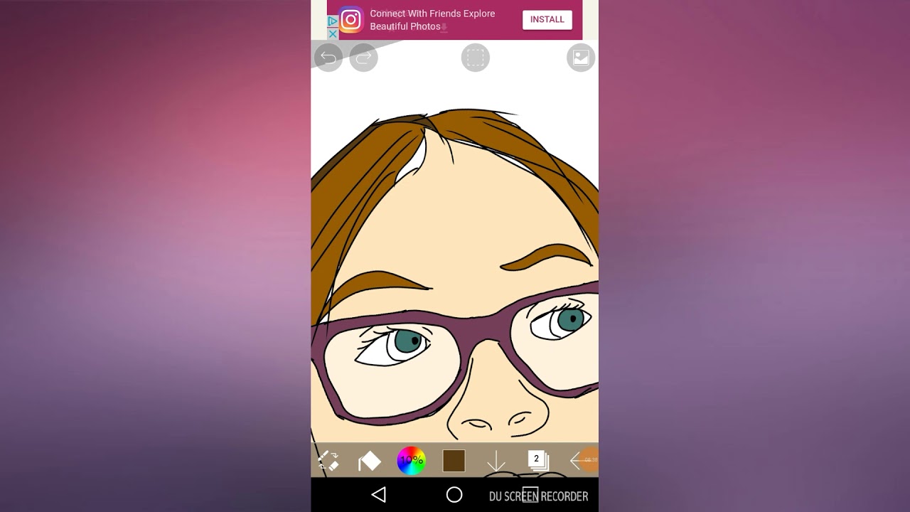 Me Attempting To Do A Portrait Of Myself YouTube