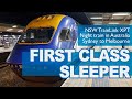 FIRST CLASS SLEEPER | Night train from Sydney to Melbourne