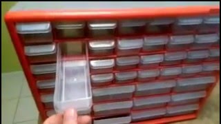 Akro Mils 44-Drawer Hardware and Craft Cabinet