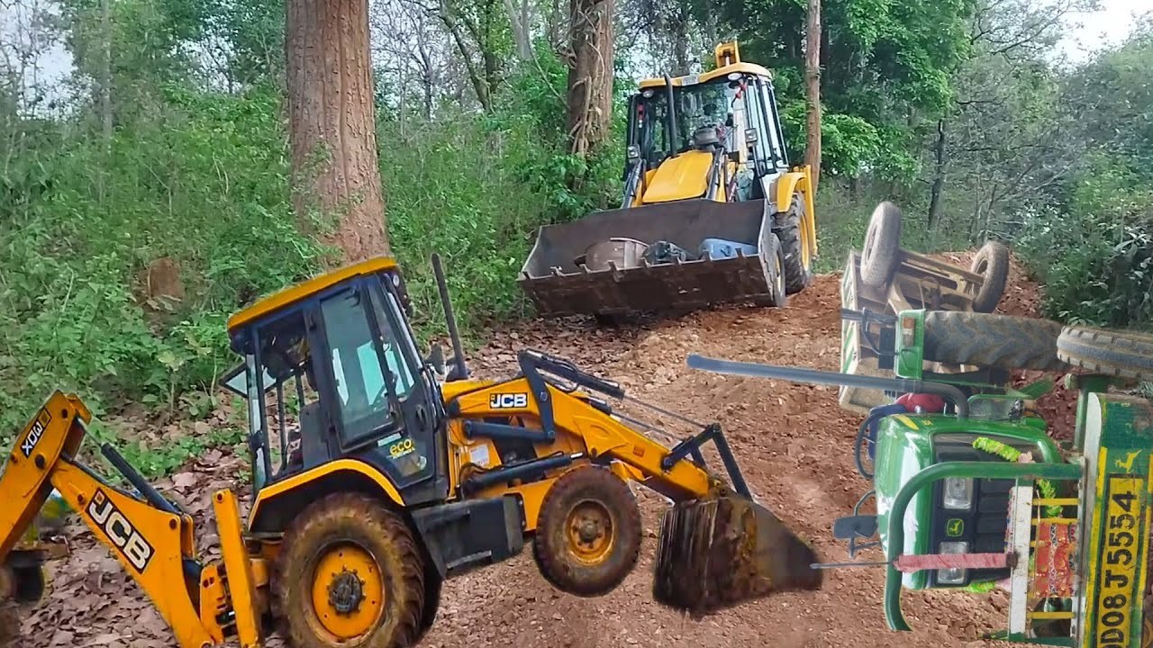 Jcb Risky JCB 3DX risky work in backhoe machine#jcb #driving #bull - YouTube