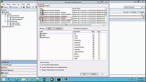 OSIsoft: Create, Map, & Grant Permissions to Custom Identities in AF Server 2015 [v2.7.5.7166]