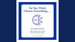 So You Think I Know Everything . . . Net Worth